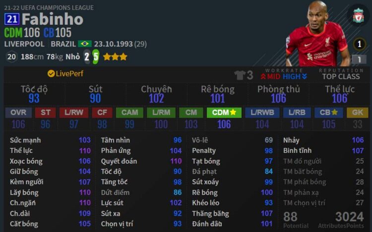 CDM: Fabinho 21UCL